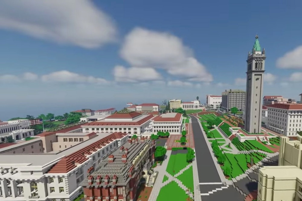 U.C. Berkeley Students Design Virtual Campus in Minecraft